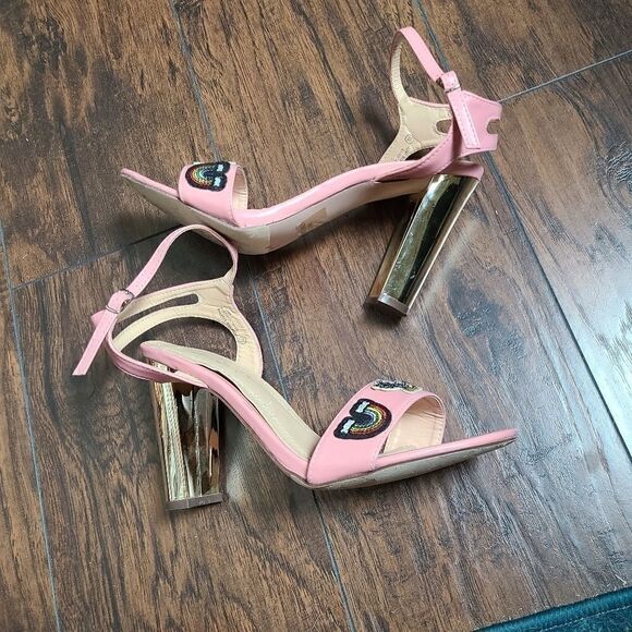 Chase + Chloe Pink Frank Heels - Picture 6 of 8